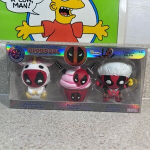 Deadpool Figural Keychains 3 Pack Collectors Bag Clips Walmart Exclusive